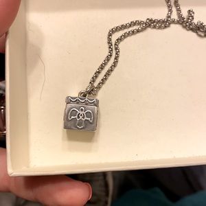 James Avery prayer box wish box necklace and James Avery chain sterling silver